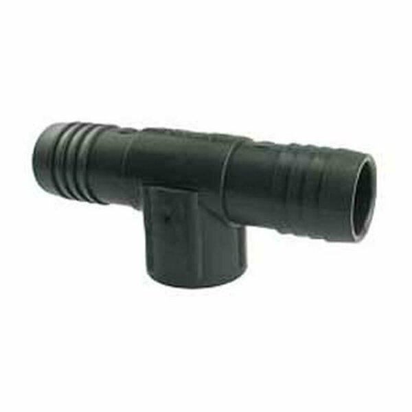 Boshart Industries Tee Pp 1x1x1/2in Poly Blk UPVCFRT-101005